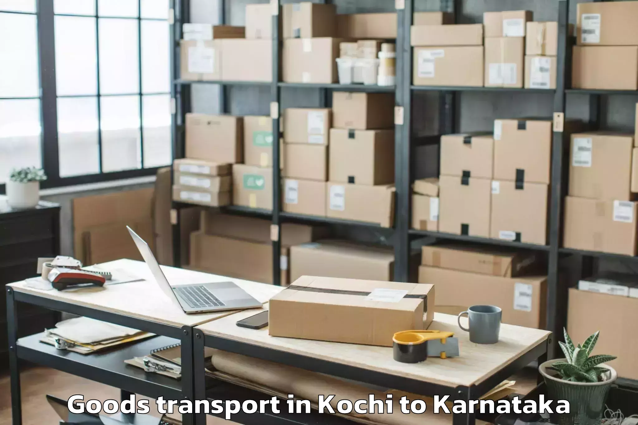 Easy Kochi to Mattur Goods Transport Booking